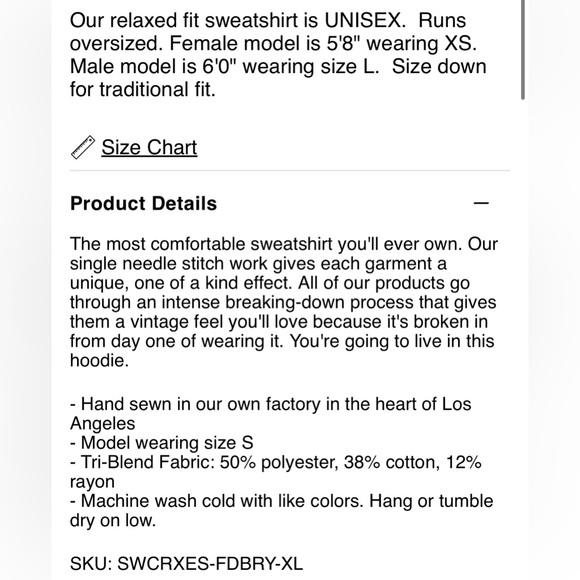 Aviator Nation - ESSENTIAL CROPPED CREW SWEATSHIRT RELAXED - Picture 4 of 16